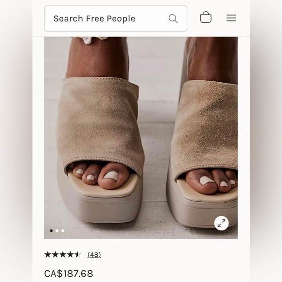 Free People Zoe Diamond Suede sandals - Picture 11 of 11